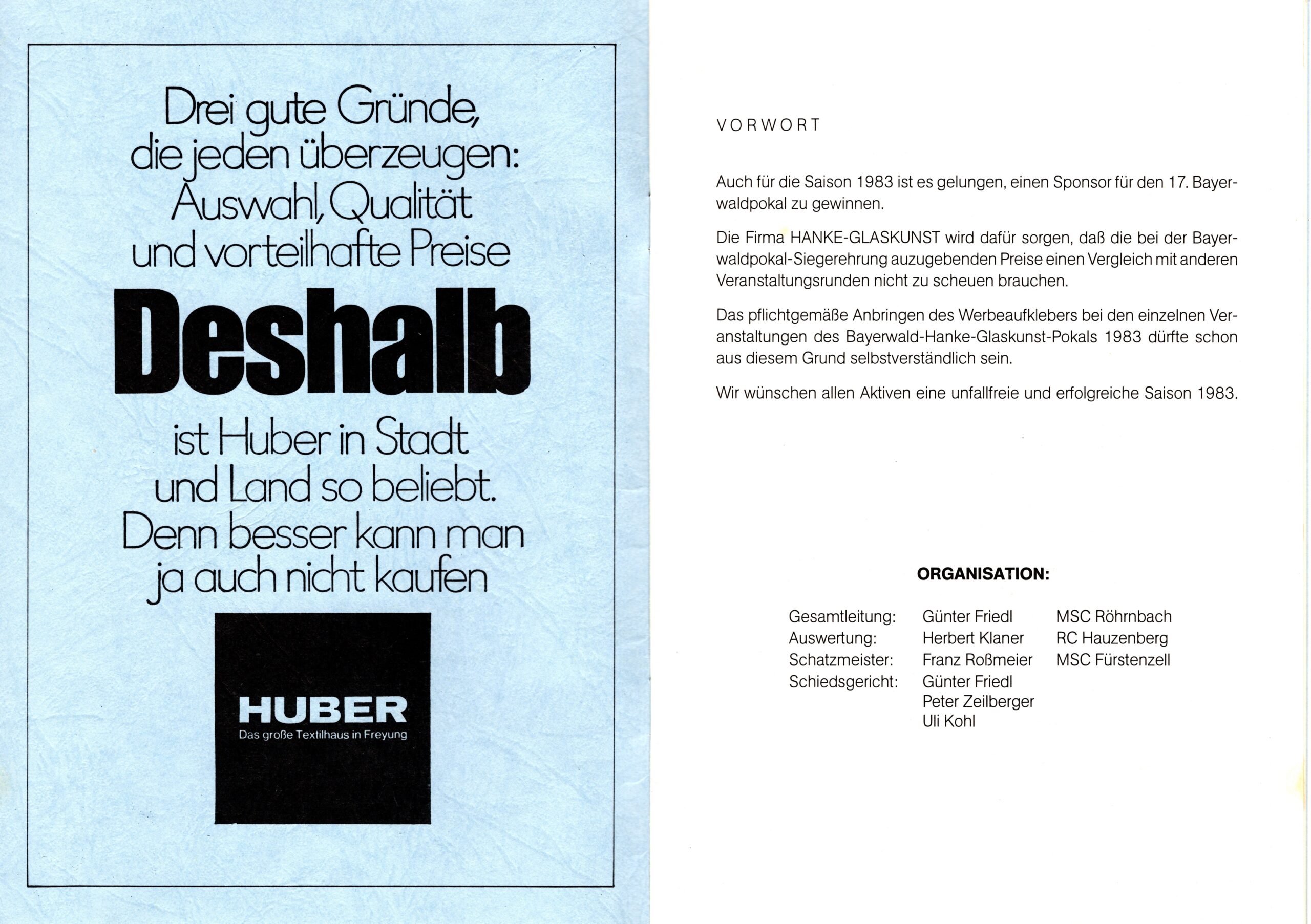 BayerWaldpokal 1983 Seite 2