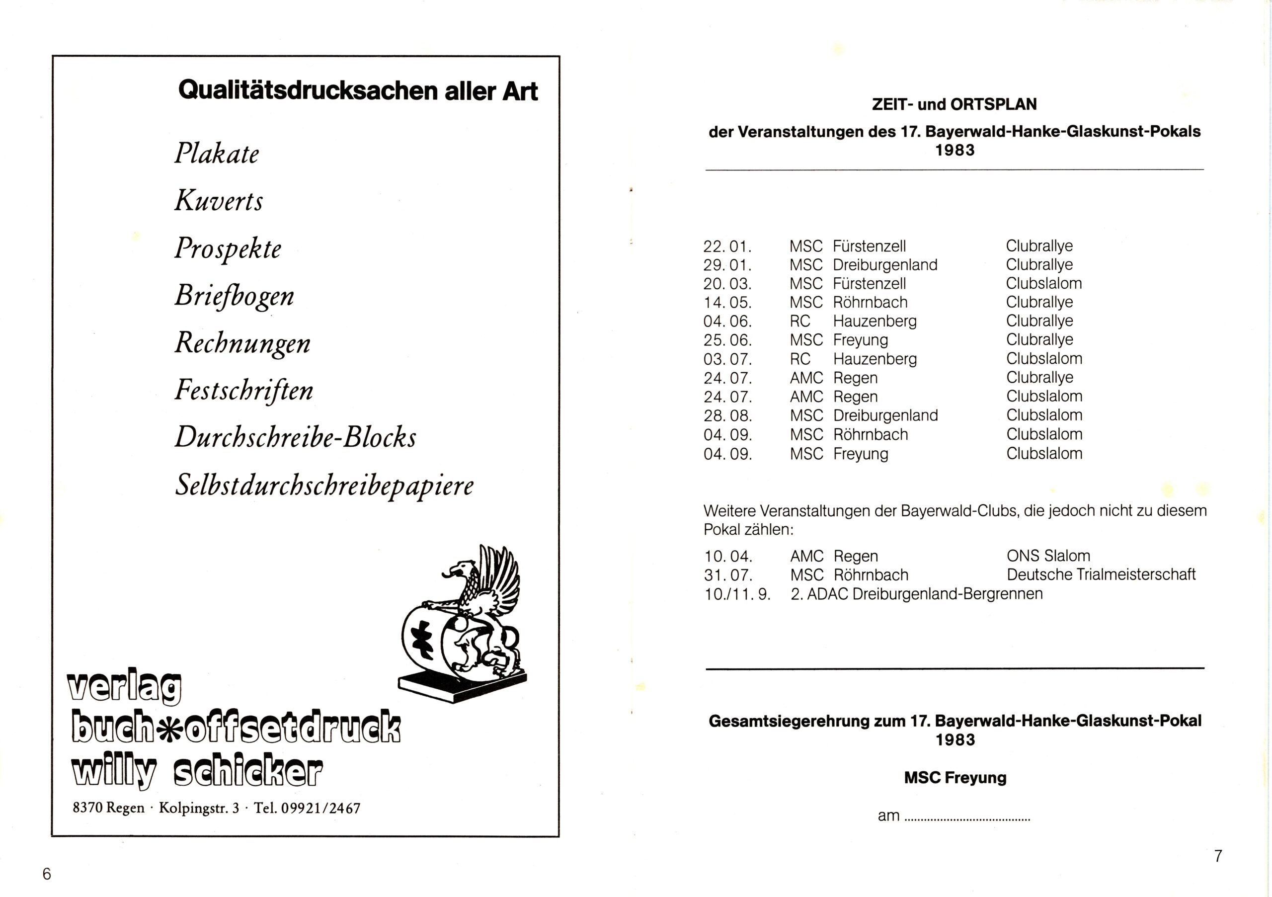 BayerWaldpokal 1983 Seite 5