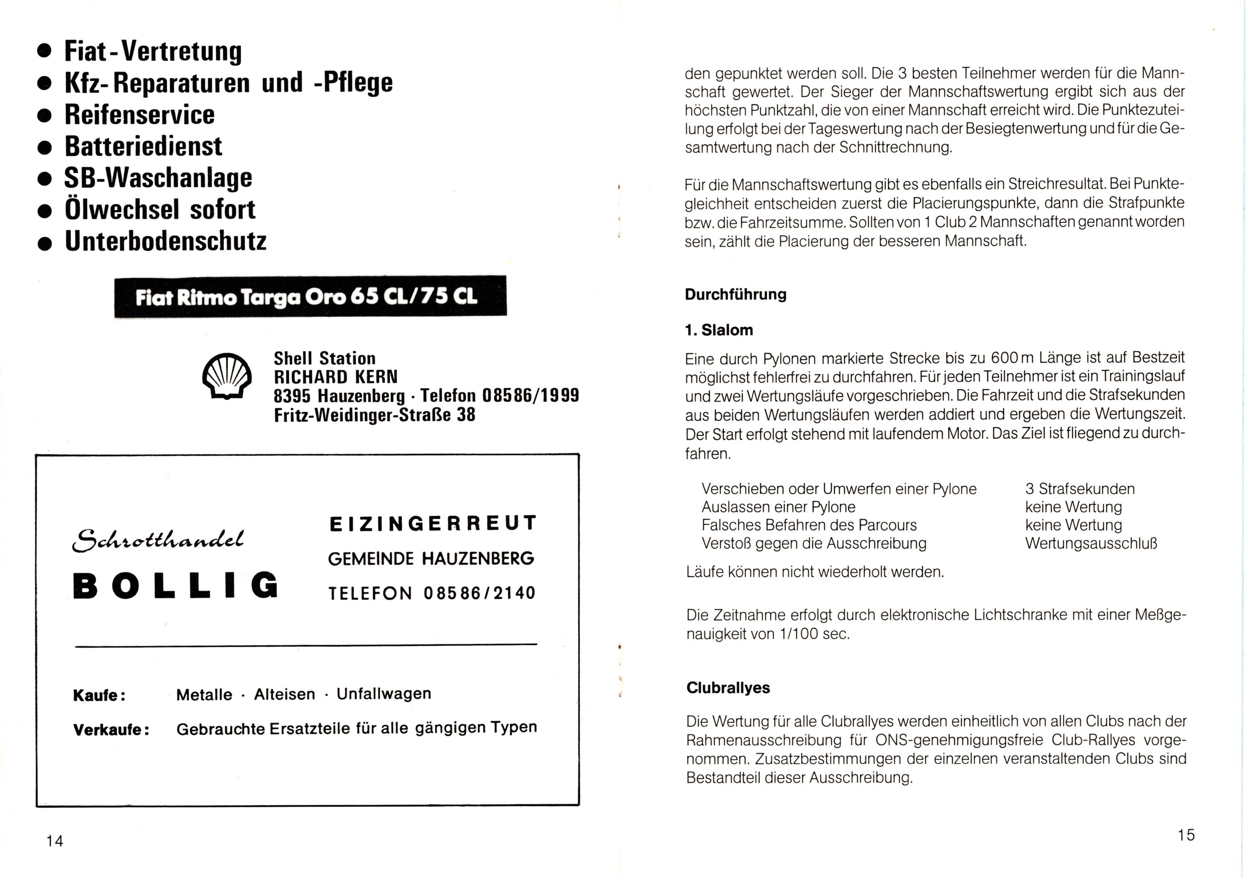 BayerWaldpokal 1983 Seite 9