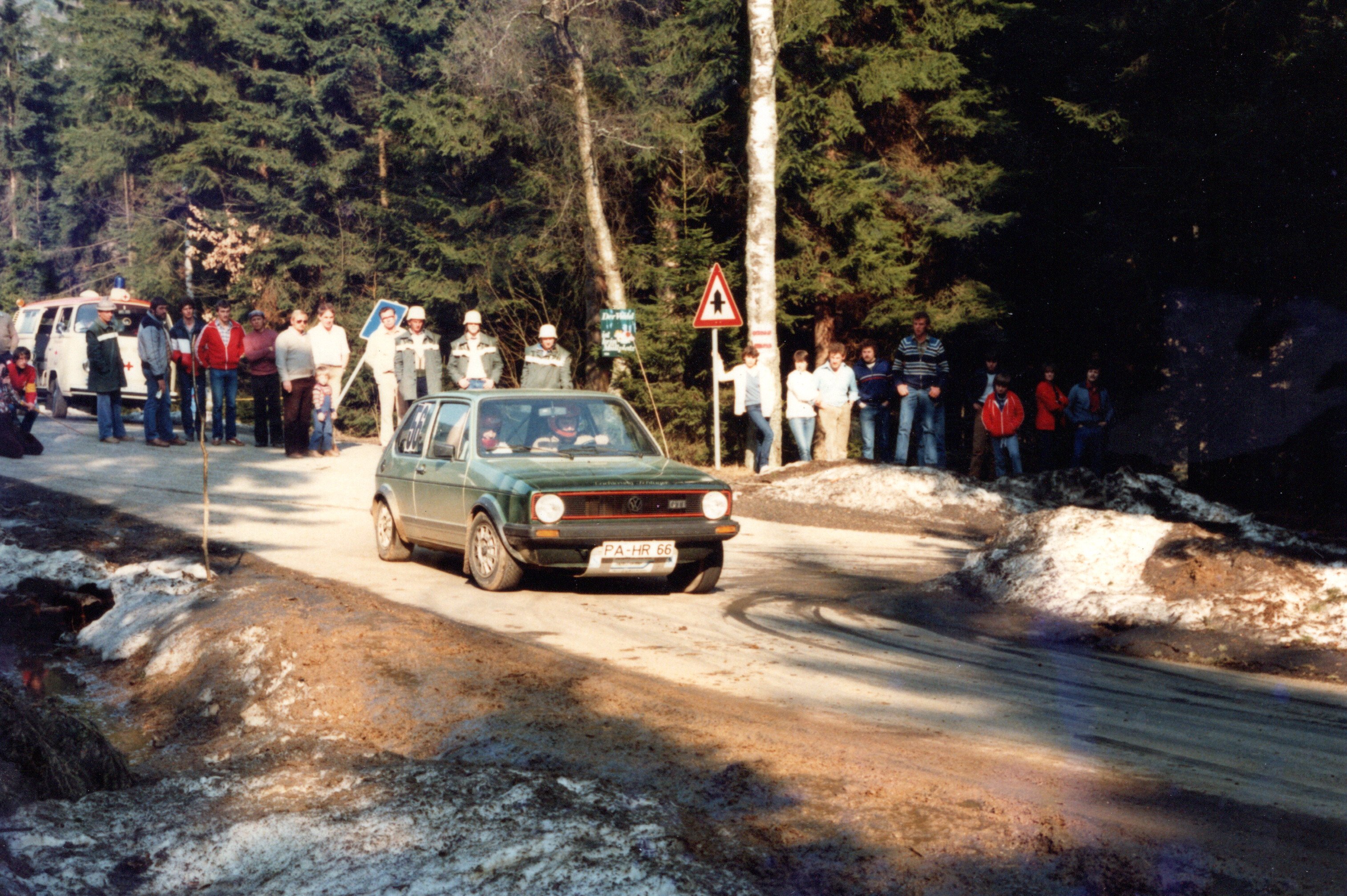 Rallye Hohenwarth Reinhard Hartl mit Kurtl Drexler - 2.Prüfung