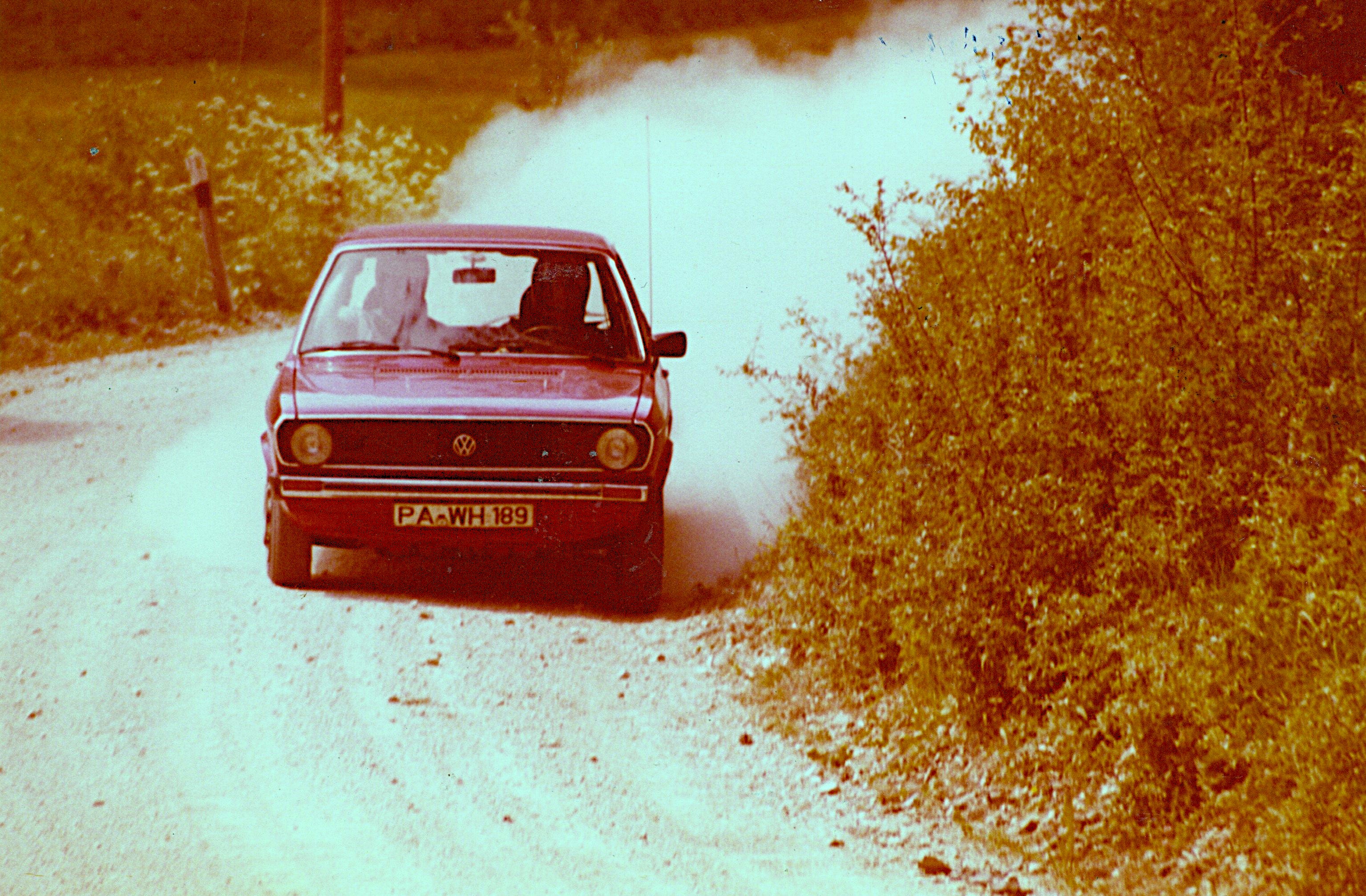 Rallye Burglengenfeld 1980 Reinhard Hartl mit Hartl Alois