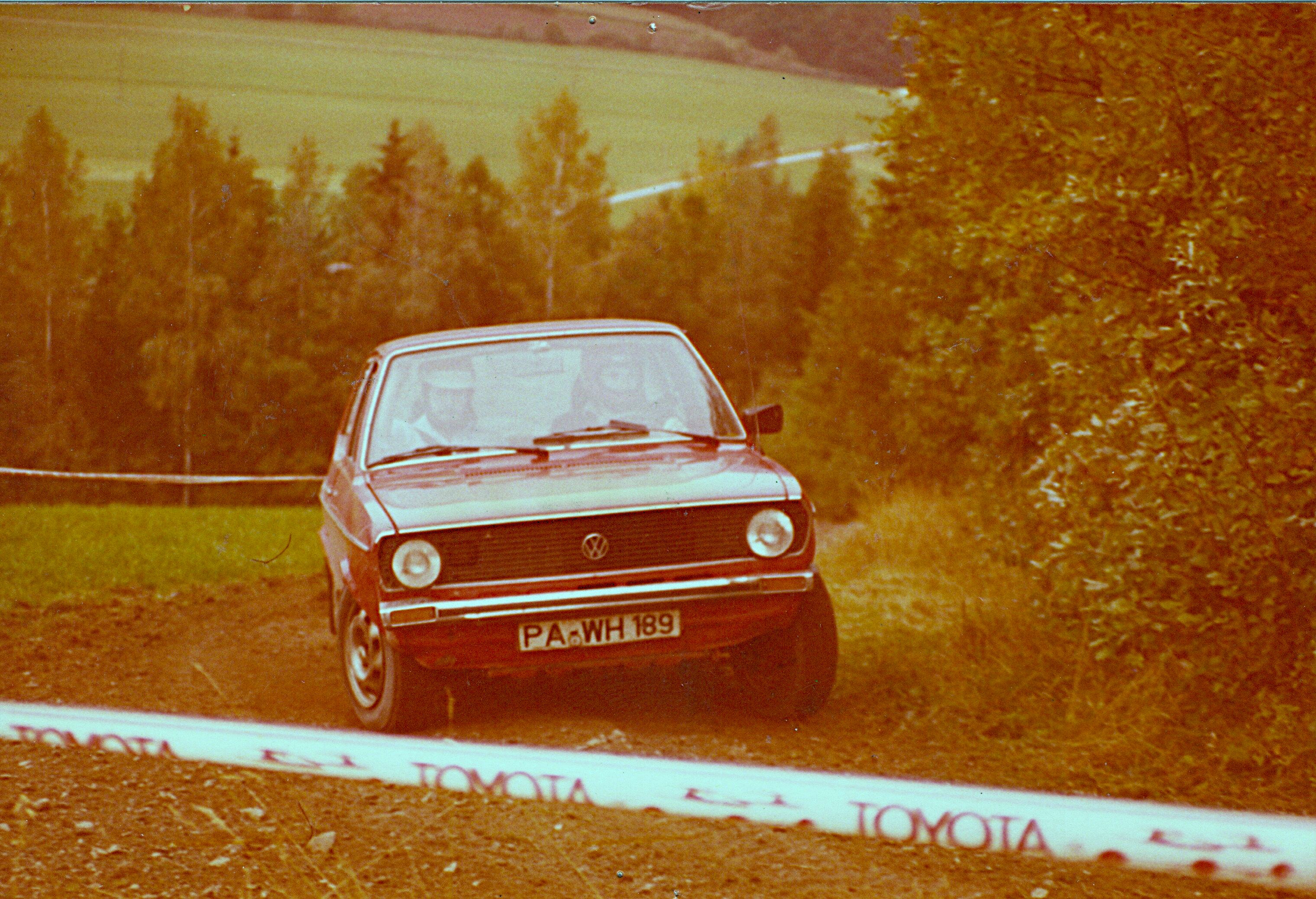Rallye Burglengenfeld 1980 Reinhard Hartl mit Hartl Alois 3