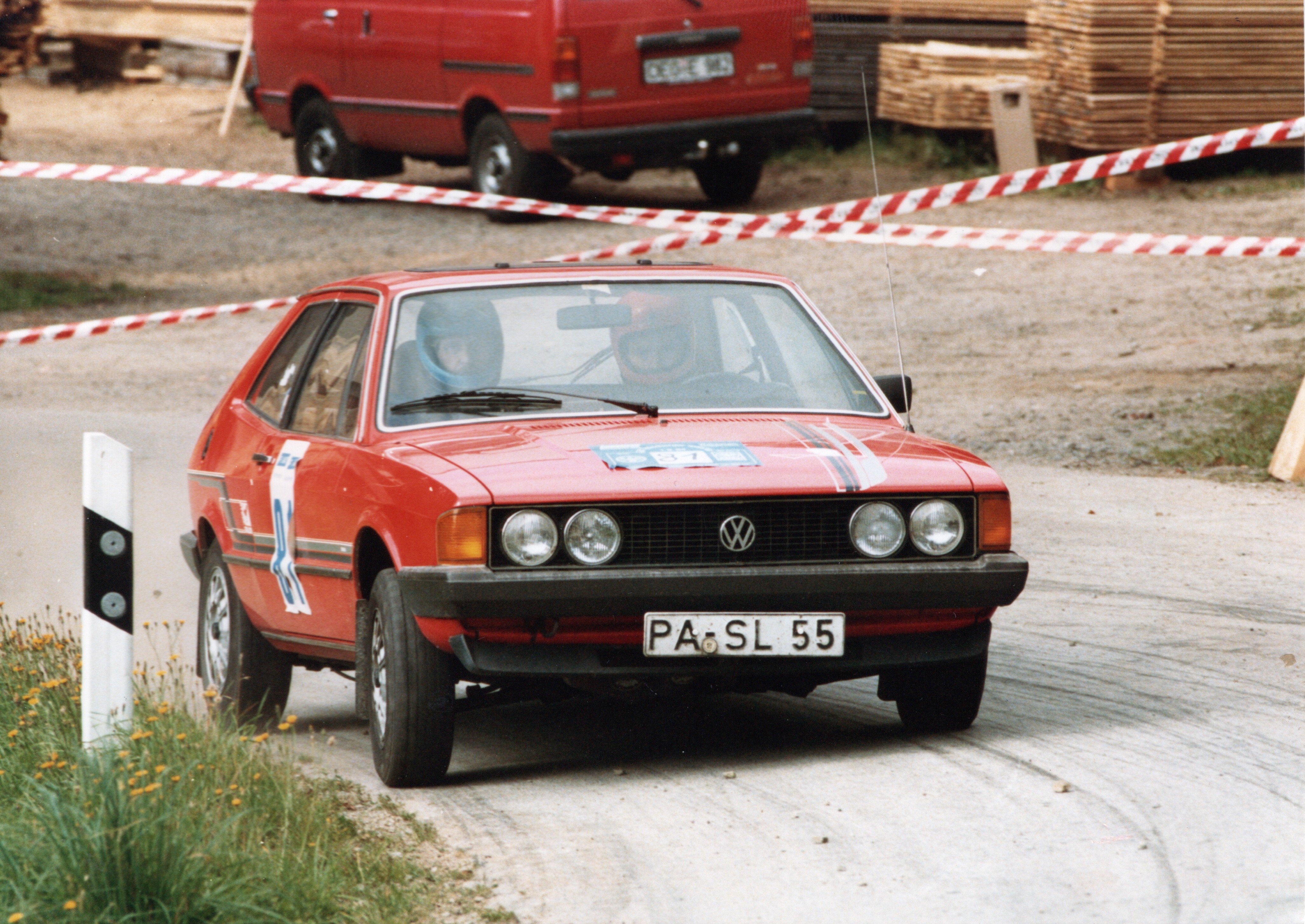 Rallye Deggendorf 1984 Hartl Reinhard mit Hartl Alois