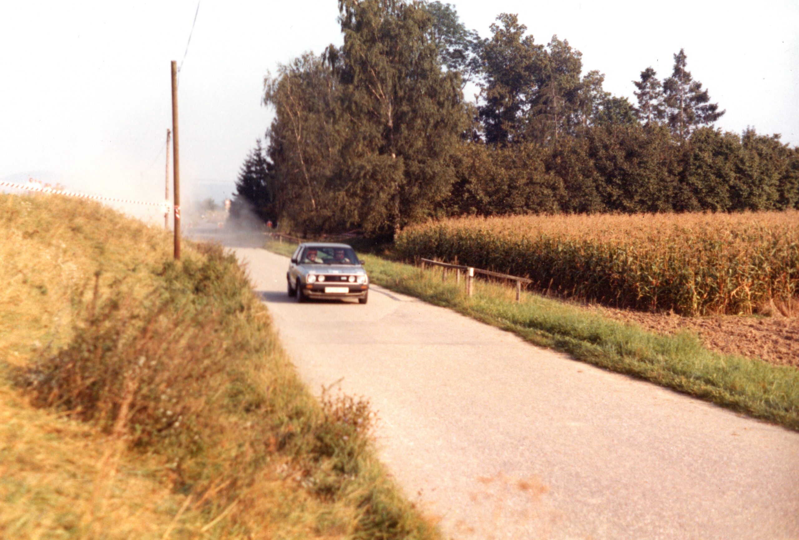 Rallye Deggendorf 1985 Reinhard Hartl mit Herbert Klaner 2