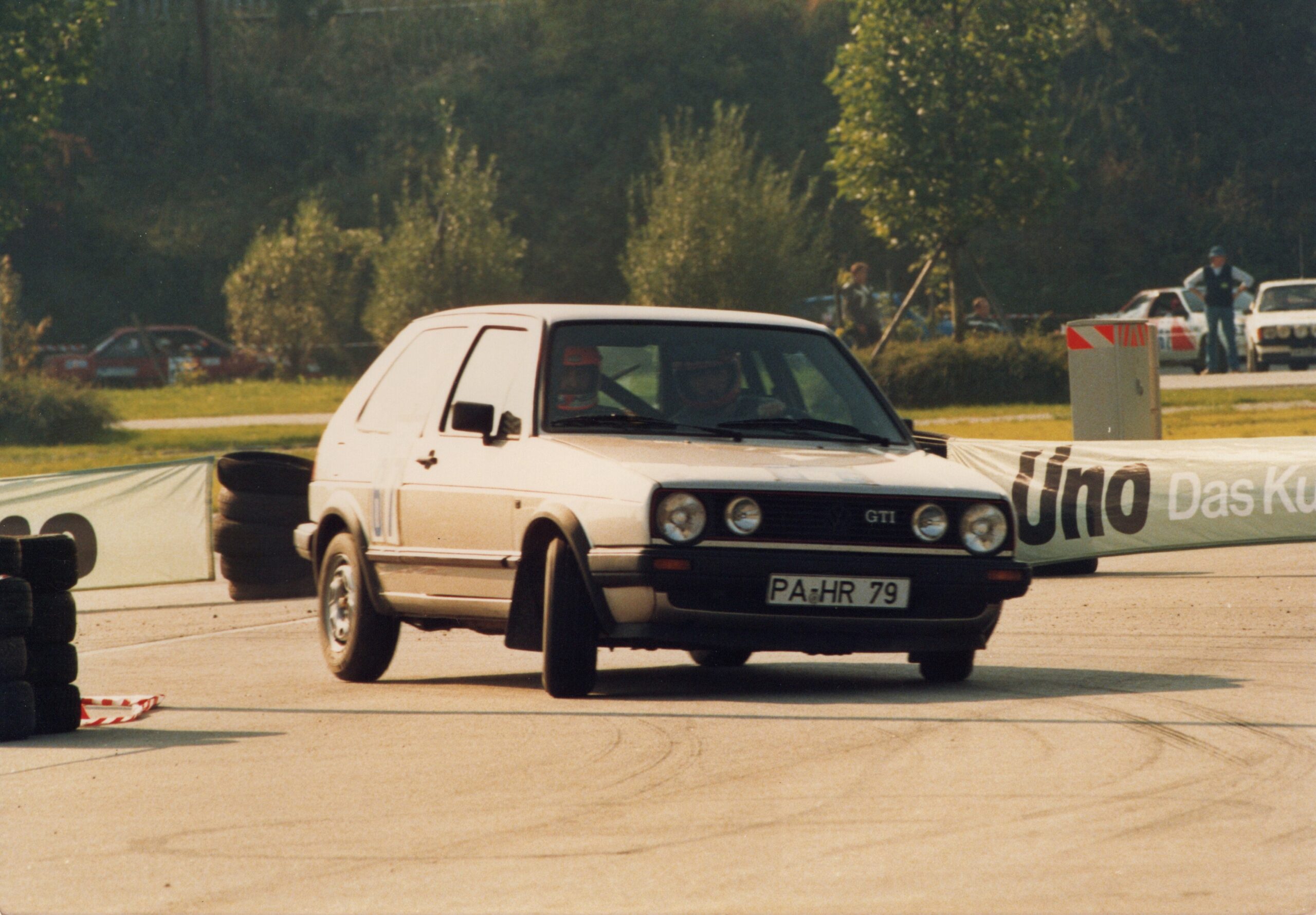Rallye Deggendorf 1985 Reinhard Hartl mit Herbert Klaner