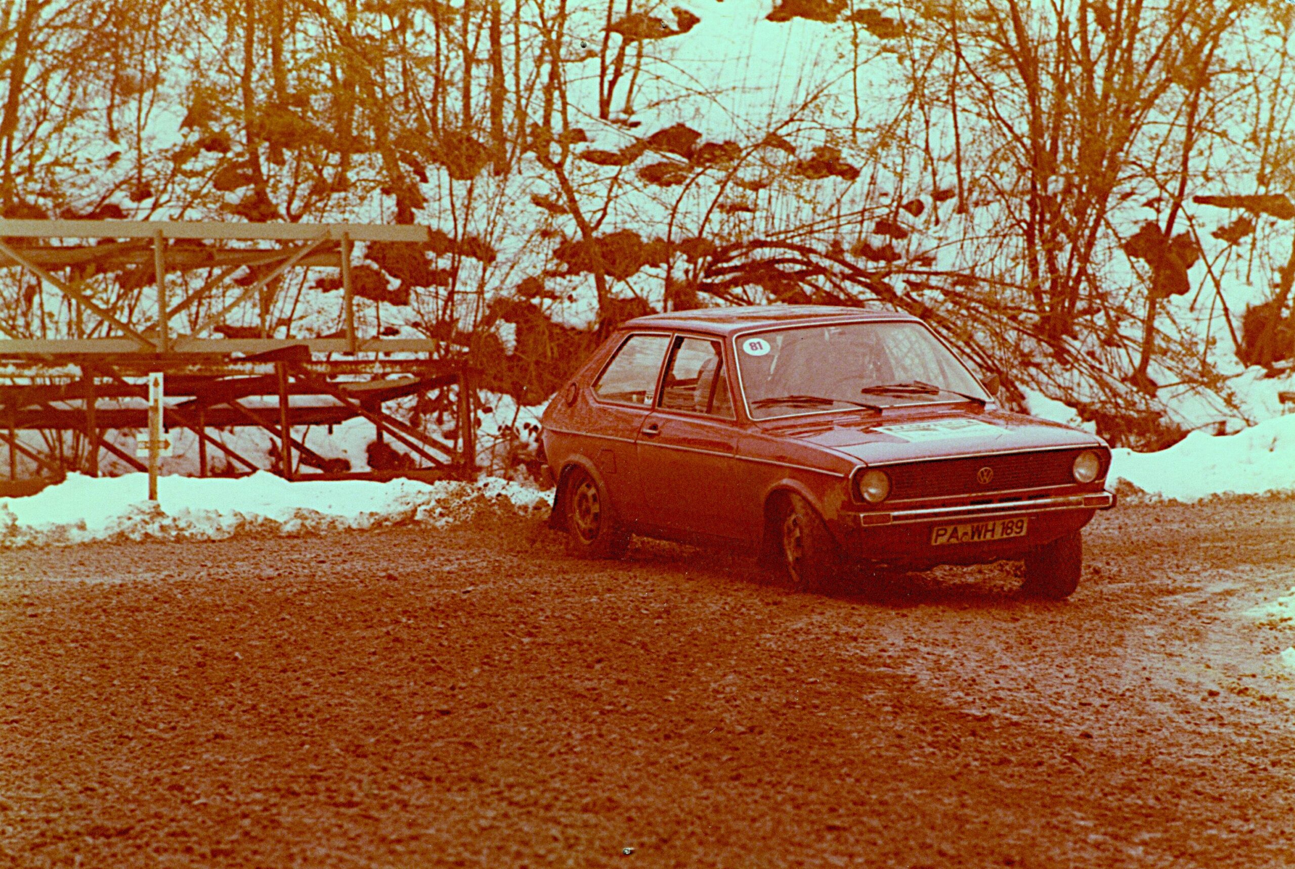 Rallye Dreiburgenland 1980 Reinhard Hartl mit Alois Hartl