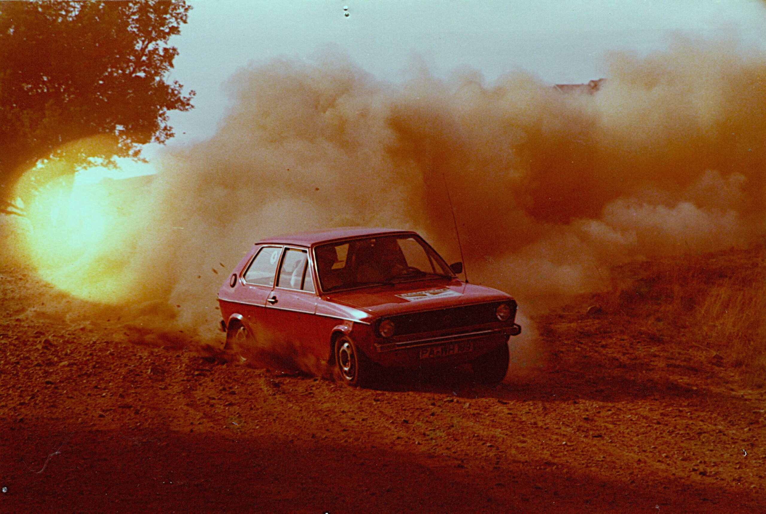 Rallye Freyung 1980 Reinhard Hartl mit Herbert Klaner 2