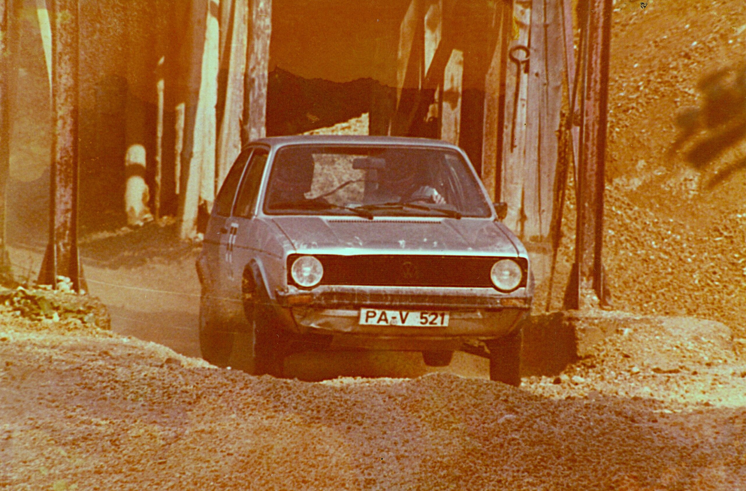 Rallye Regen 1979 Reinhard Hartl mit Ludwig Stoiber